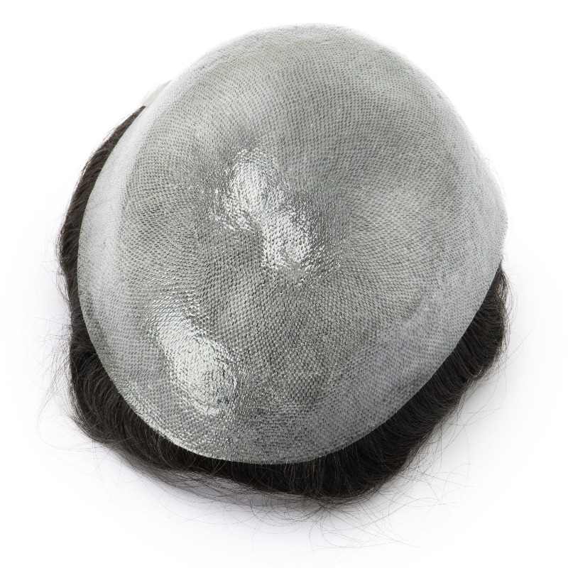 0608V|0.06-0.08 mm V - Loop | Bio - Skin - Haarsystem für Männer | Kein Glanz bei Licht, Paßt gut zu Ihrer Haut