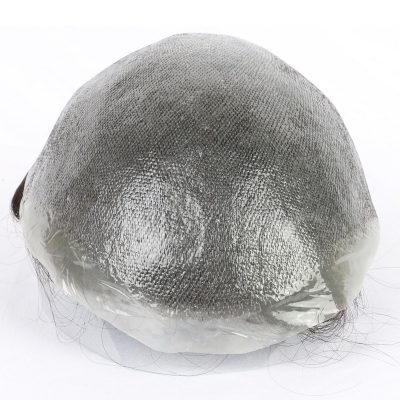 0304V| 0.03–0.04 mm V-Loop Herren-Haarsystem | Ultra-dünne Skin-Base, voll V-Loop, extrem natürlich & transparent