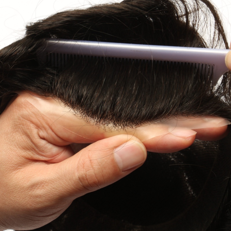 Australia Basis: Männer - Halbwig | Schweizerische Lace in der Mitte mit Polyskin ringsum | Ein Muss für Reisen