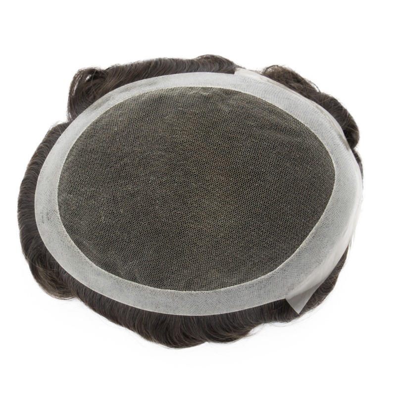 Australia Basis: Männer - Halbwig | Schweizerische Lace in der Mitte mit Polyskin ringsum | Ein Muss für Reisen